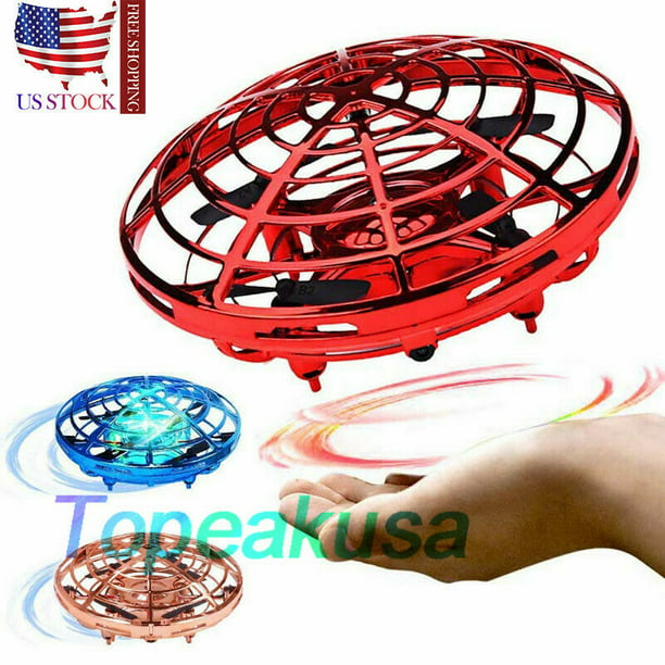 QC Ufo Flying Ball Mini Drone Rc Toys Hand-Controlled Helicopter USA Stock New